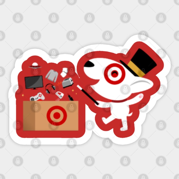 Cute Target bullseye Target Team Member Sticker TeePublic